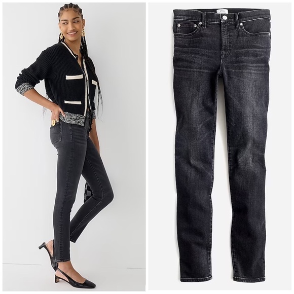 J.crew • 9" high-rise toothpick jean in Charcoal wash size 26 - Picture 12 of 12